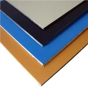 PVDF PE ACP ACM board alucobond panel komposit aluminium 3mm 4mm pemasok harga