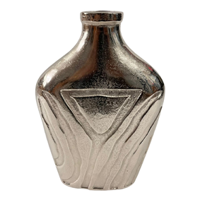 Vase de table décoratif Cadeau décoratif pour la maison avec boîte Vase de table poli argenté Décoration de la maison de style moderne - Product Image 6