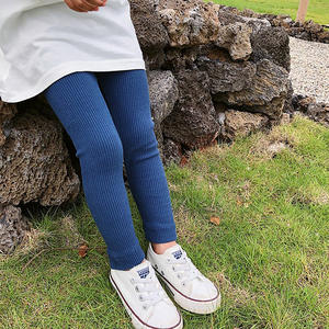 Contikids FL195 <b>Girls</b> <b>Clothing</b> <b>Sets</b> Solid Pattern StickyLEGGINS Kids Leggings - Product Image 2