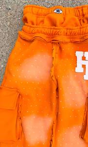 Custom Manufacturer Men's Wide Leg Double Layer Waist Baggy Sweatpants Oversized French Terry Cotton Jogging <b>Pants</b> Casual - Product Image 2