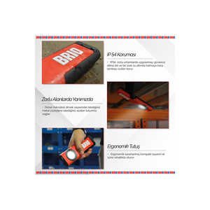 USB <b>Charging</b> Magnetic Hanging LED Flashlight 500 Lumen Repairman <b>Lamp</b> - Product Image 4