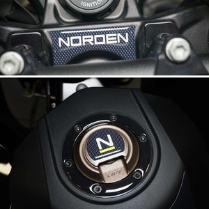 Adesivi 3D per Tappo Serbatoio e Chiavi Moto, Decalcomanie Logo Husqvarna Norden 901 per Decorazione - Product Image 3