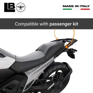 Kit Protezioni Maniglie 3D su Misura con Adesivo Logo Serbatoio per Moto BMW R1300GS Compatibile con Passeggero - Product Image 3