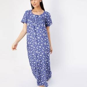 Caftan fait à la main caftan en coton grande taille taille normale Caftan vêtements de villégiature vêtements de salon en coton vêtements de nuit en coton nuisette - Product Image 5