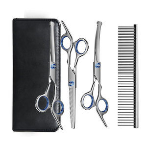 ชุดกรรไกรเสริมสวยสุนัขสแตนเลสสำหรับดูแลสัตว์เลี้ยงเครื่องมือผ่าตัดสัตวแพทย์ออนไลน์ - Product Image 1