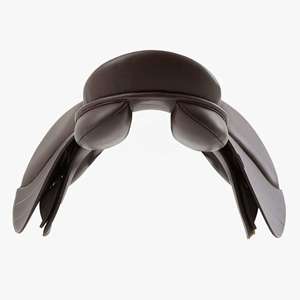 Silla de Montar Occidental Resistente con Asiento de Cuero Sintético y Cincha de Lana de Fibra, Ideal para Jinetes y Salto - Product Image 4