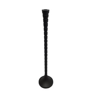 Hot Selling Design Aluminum <b>Candle</b> Stand <b>Black</b> Finished Usage for Home and Wedding Tabletop Decoration Handmade <b>Candle</b> Holder - Product Image 1