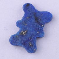 Vente en gros de pierres semi-précieuses en lapis-lazuli 100% naturel, plates des deux côtés, taille personnalisable, étoile, papillon, lune, haute qualité
