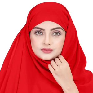 Magnifique hijab en fausse Georgette pour tenue décontractée et formelle pour les vêtements indiens et pakistanais - Product Image 1