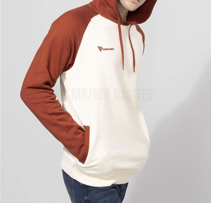 เสื้อมีฮู้ดแฟชั่นลำลองเสื้อสเวตเตอร์แบบสวมหัวสำหรับทุกเพศเสื้อคอตตอนโอเวอร์ไซส์ออกแบบโลโก้ได้ตามต้องการ - Product Image 6