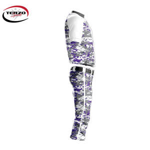 Personalizado de manga corta uniforme de béisbol barato al por mayor nueva moda de los hombres uniforme de béisbol para los hombres - Product Image 5