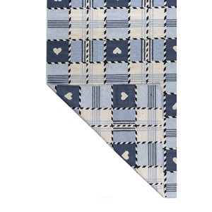 Alhambra - Alfombras de Lana Grandes de Color Azul, 9x12, Tejido Plano de Yute para el Hogar, Rectangulares, para Pasillo, Sala de Estar, Decoración Junto a la Cama - ADWL-13301 - Product Image 5