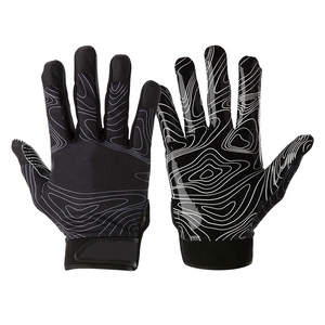 Gants de football en cuir latex de haute qualité, professionnels, unisexes, couleur personnalisée, protection des doigts et du pouce, vente en gros - Product Image 4