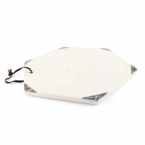 Bord de forme hexagonale plateau de coupe de dalle de cuisine élégant plaque de décor utilisation polyvalente pour couper l'affichage de service - Product Image 2