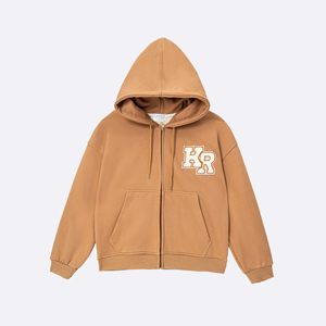 Sudadera extragrande unisex de alta calidad, Sudadera con capucha y cremallera doble personalizada, tejido polar de algodón transpirable, estampado XL para invierno - Product Image 2