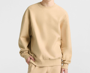 Streetwear surdimensionné vierge 100% coton épais lourd de haute qualité pour hommes logo personnalisé pull sweat-shirt pour hommes - Product Image 5