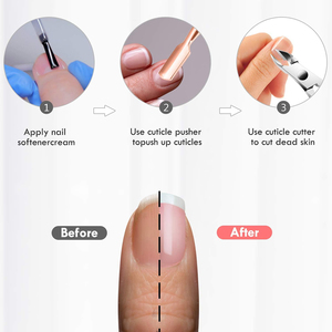 Golden Color Mirror <b>Polish</b> <b>Nail</b> Cuticle Pushers Set 5 Inches Double Ended <b>Nail</b> Dead Skin <b>Remover</b> Set - Product Image 5