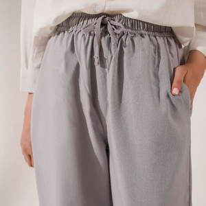 กางเกงกันลมขนาดใหญ่พิเศษลำลองของผู้หญิงน้ำหนักเบาและระบายอากาศได้ดีดีไซน์เอวกลางสำหรับฤดูหนาวที่สะดวกสบาย - Product Image 5