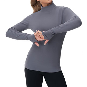 Chemise de base pour femmes, tissu extensible léger de qualité supérieure, respirant, séchage rapide, toucher doux, design pour l'équitation - Product Image 2