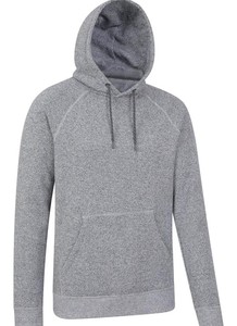 100% algodón Unisex Anti-Shrink Heavyweight Pullover Hoodie con bolsillo de canguro Color gris manga larga Sudadera con capucha de secado rápido para hombres - Product Image 6