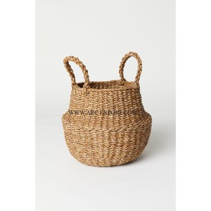 High Quality <b>Large</b> Eco-Friendly Vegetable Basket Christmas Empty Brown Color Rattan Decorative Flower Basket For Best Selling - Product Image 6