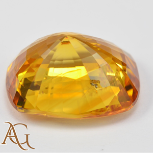 Saphir Jaune Naturel en Gros, Taille Coussin, Pierre Libre Facettée, Gemme Précieuse Certifiée pour la Fabrication de Bijoux, 1 carat - Product Image 3