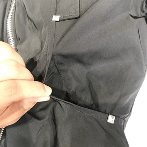 Blouson Bomber Matelassé Décontracté pour Femme, Col Montant Tissé de Haute Qualité, Imperméable, Coupe-Vent et Respirant, Teint en Pièce, Hiver - Product Image 5