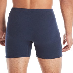 2025 Custom Made Seamless Thermal Winter Mens <b>Boxer</b> Brief Underwear Soft Breathable Ribbed Knit Eco-Friendly - Product Image 2