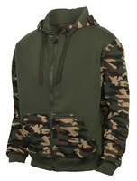 Ensemble de survêtement décontracté 2 pièces pour homme, avec logo personnalisé, motif camouflage, coupe ample, idéal pour l'hiver, avec cordon de serrage