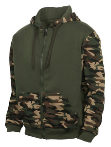 Vente en gros logo personnalisé Survêtement de jogging pour hommes Camouflage décontracté Vêtements de sport à la mode pour hommes Ensemble 2 pièces Ensemble de sweat à fermeture éclair - Product Image 3
