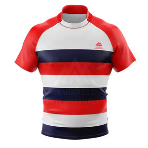 Bas quantité minimale de commande dernière conception maillot de rugby respirant vêtements de sport de plein air maillot de rugby pour unisexe - Product Image 1