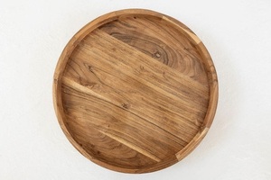 Plateau rotatif en bois Smooth-Spin Lazy Susan pour buffet de table et service de fête - Product Image 2