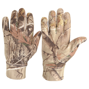 Best Quality Heavy-Duty Cowhide Leather Hunting Gloves Customized with <b>Ring</b> Style and <b>Thumb</b> Reinforcement for Hand Safety - Product Image 3