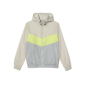 Chaqueta cortavientos de bloque de color para hombre, chaqueta de exterior de talla grande transpirable a la moda informal al por mayor - Product Image 4