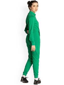 Conjuntos de chándales de poliéster ecológicos sólidos de talla grande con logotipo personalizado para mujer para entrenamiento de calentamiento de ejercicio de verano - Product Image 2