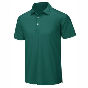 Polo à manches courtes de grande taille en coton épais brodé sur mesure de haute qualité pour homme Chemises polo Slim Fit décontracté OEM pour homme - Product Image 5