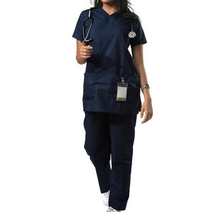 Conjuntos de Uniformes Médicos para Mujer, Suaves al Tacto, Ecológicos, Transpirables, Cómodos, Duraderos, con Costuras Resistentes, Corte Elegante y Fácil Movimiento - Product Image 1