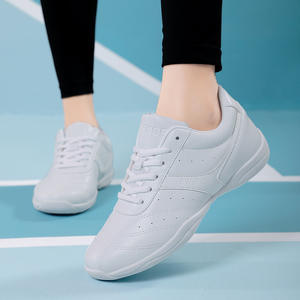 Zapatillas Deportivas Blancas para Mujer, Transpirables, con Suela Plana de PU, para Baile, Atletismo, Tenis y Jazz - Product Image 2