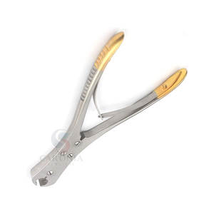 Instruments chirurgicaux orthopédiques les plus vendus en acier inoxydable allemand Double Action plaque Cutter pince Source d'alimentation manuelle - Product Image 2
