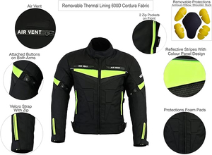 Vêtements de sport de course personnalisés de haute qualité Nouvelle veste de moto de course automatique Bonne veste textile pour adultes - Product Image 4