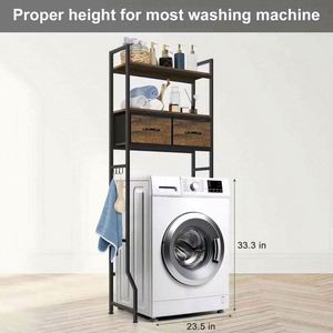 Bathroom <b>Storage</b> Rack Solid Wood Stainless Steel Durable Vietnam - Product Image 4