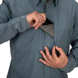 Vêtements de pêcheur de luxe personnalisés OEM, grandes tailles, hauts confortables, style imperméable, UPF 50, spandex/coton imprimé pour la pêche - Product Image 4