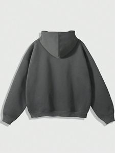 Sweat-shirt à capuche zippé intégral pour homme, 100 % coton, imprimé personnalisé, coupe ample et respirante, tendance hiver, vente en gros - Product Image 6