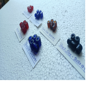 ลูกปัดแก้วรัสเซียสั่งทำพิเศษ ทรงเหลี่ยม สีขาว ขนาด 3 มม. สำหรับตกแต่งและขายต่อ - Product Image 1