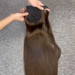 <b>Pony</b> Tail <b>Hair</b>, 100% Raw Virgin <b>Hair</b> Vietnamese Straight <b>Hair</b>, Human <b>Hair</b> <b>Extension</b> for Black Women - Product Image 1