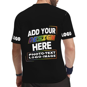 T-shirt col rond 100% coton de haute qualité avec impression de logo personnalisé respirant T-shirts unisexes vierges pour hommes motif solide BD vente en gros - Product Image 6