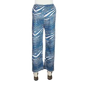 Pantalón estampado para mujer - Azul acero - Product Image 3
