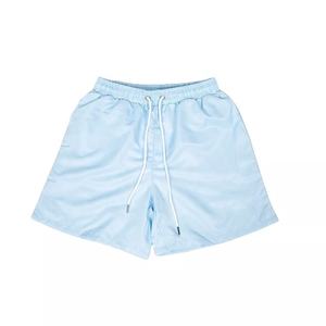 กางเกงขาสั้นแบบเชือกผูกแบบลำลองสำหรับเด็กผู้ชายเสื้อผ้าขนสัตว์แบบทำด้วยผ้าขนสัตว์ลายพื้นสำหรับ2022ปรับแต่งได้ฤดูร้อน - Product Image 2