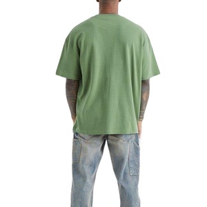 T-shirt imprimé pour homme en coton 100% tricoté, coupe ample, poids lourd, vêtements de rue - Séchage rapide et respirant - Product Image 3