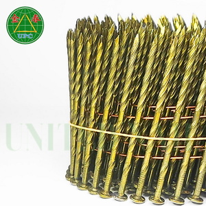 Clavos de paleta de bobina de alambre de hierro OEM de 3 "con tornillo/Diseño de vástago liso tamaños personalizados para palé de madera precios competitivos de Vietnam - Product Image 2